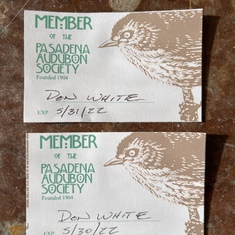 Pasadena Audubon Society Cards