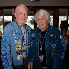 Don & Erica wearing their loved CMCA jackets.