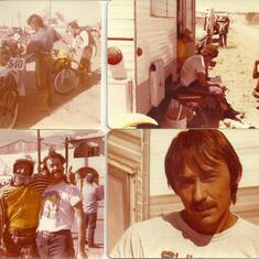 Don, george, joe, riding motorcycles