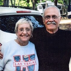 Dad and Sister Barb on a visit when she drove from Daytona to Ellijay.