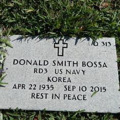 Dad's head stone in place at Bay Pines National Cemetery Q313. I spent 2 hours filling him in on all the things going on what a beautiful day. I love you dad.