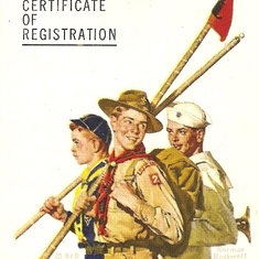Boys Scout Card