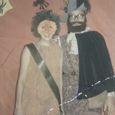 Don and I always had Halloween parties. This must’ve been one of the first because Don is still smoking.