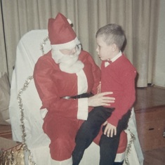 Jeff with Santa Claus
