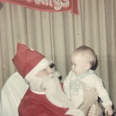 Chad first encounter with Santa Claus.