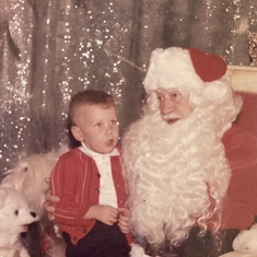 Jeff’s first encounter with Santa Claus.