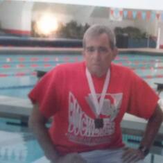 Don in the Senior Swimming Team.. Ocala Fl ..Dec 2002