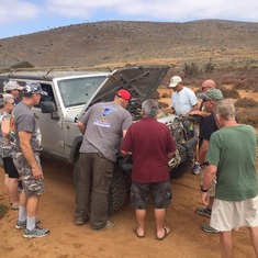 Off roading in Baja usually involves the guys in a pow wow!