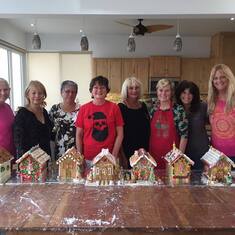 A totally fun day of gingerbread housing making, made possible by Don.