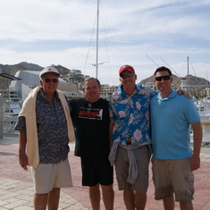 Dad and the boys Cabo