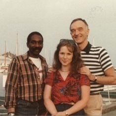  Michael Hepburn, Carol Hepburn, and Dad on a trip to Bar Harbor to visit Byron @ 1984