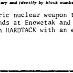 In 1958, the arms race proceeded with enormous weapons production. Hardtack I included 35 tests, the largest test series up to that point (1958 in fact saw a total of 77 U.S. tests), more than the three record-setting series combined. This ambitious testi