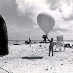 The Defense Department closely monitored the weather on Eniwetok to ensure the radiation from explosions had passed before testing another bomb.
