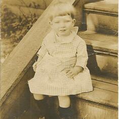 Don's father, John, as a baby.