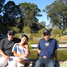 Grampy, Brandon and Jonathan Golden Gate Park 2007