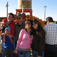The Family at the Dell'Osso Family Pumpkin Patch, 2007