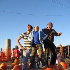 Don, Brandon and Michael, Dell'Osso Family Pumpkin Patch, 2007