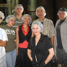 Family visit to Scharfenberger Chocolate Factory, June 2008