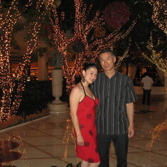 Dad and Larissa at the Wynn in Las Vegas, 2009