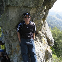 Don hiking at Las Trampas, 2008