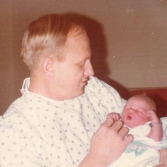 Daddy and Jana (Feb 1980): My first picture with my Dad.