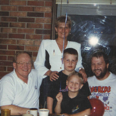 Dad and Donna's family 1994