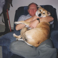 Dad and Pixie Jan 1998