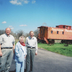 Dad, Maw Maw and Uncle Sonny Train Tour 1