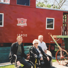Dad, Maw Maw and Uncle Sonny Train Tour 2