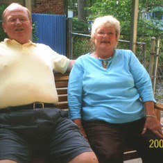 Dad and Aunt Peggy Aug 2006