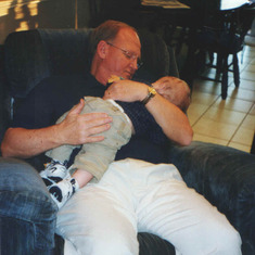 Dad and Matthew Jan 2002