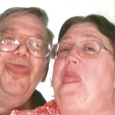 Dad And Mom Being Silly