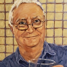Hi Don. Hope I did an acceptable job with your portrait. Miss raising a glass with you.