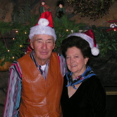 Dad and Mom .....Mr. and Mrs. Claus!