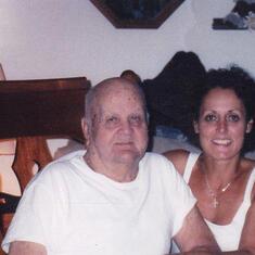 Tami and her granddad..He loved them all so much.