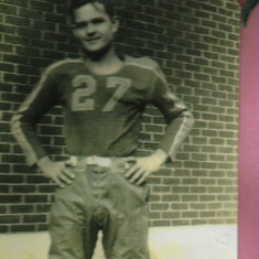 Dad in his younger years playing football at Matewan High School...