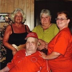 Judy, Deby, Tammy, with dad