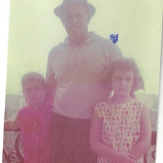 Dad, me and Dreama many years ago