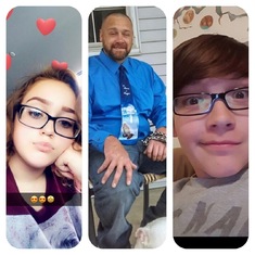 Daughter, Dad, Son (Chloe,Donavon, Colton)