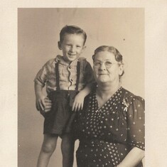 Don Hill and grandmother 