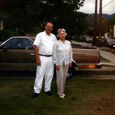 Don Hill with Mom Hazel Hill Skaggs