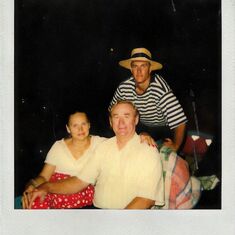 Nancy and Don Hill on a gondola ride