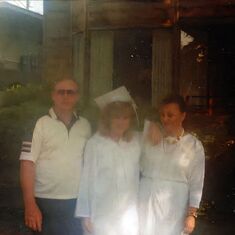 Don and Nancy with Stephanie on her graduation