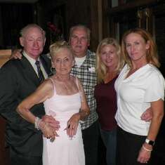 Don, Nancy, Mike, Stephanie Teresa at anniversary party