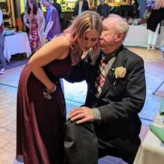 Danae and Don Hill at Jenn and Josh's wedding reception