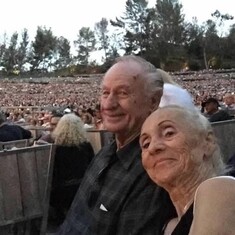 Don and Nancy at the Hollywood Bowl