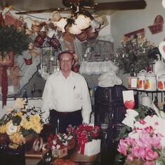 Donald Hill in the kitchen