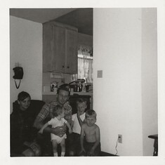 Nancy, Don, baby Teresa, Michael and Ray Hill