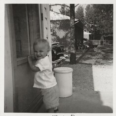 Michael Ray Hill on the porch