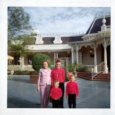 Pansy Jones, Nancy, Ray and Michael Hill at Disneyland